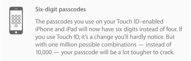 iOS 9 iPhone code