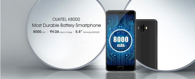 Oukitel K8000 batterie