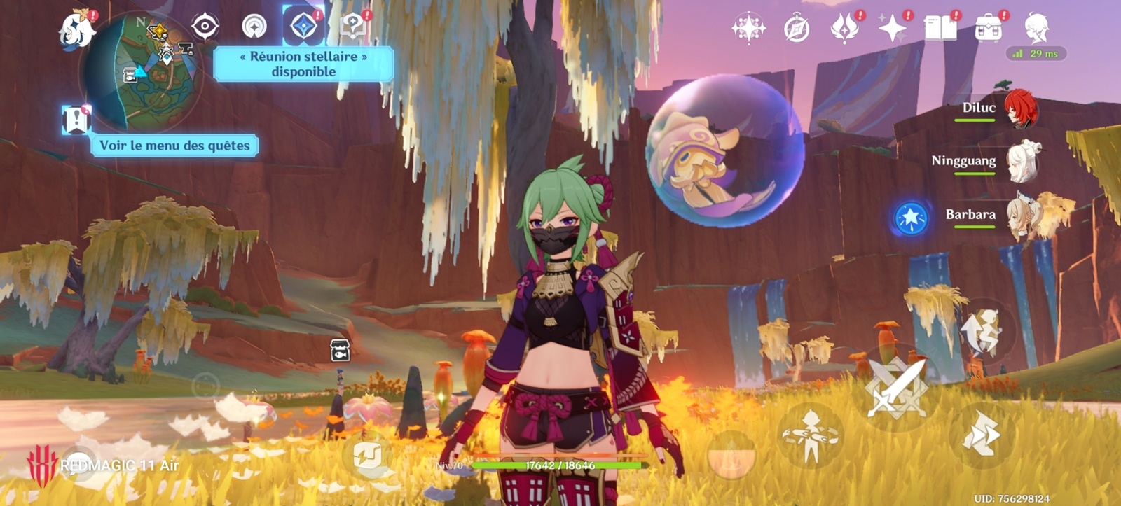 Redmagic 11 Air Genshin Impact