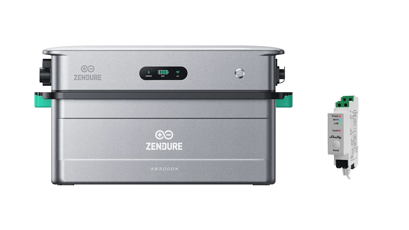 Kit Zendure SolarFlow 2400 AC - AB3000X - Shelly Pro 3EM