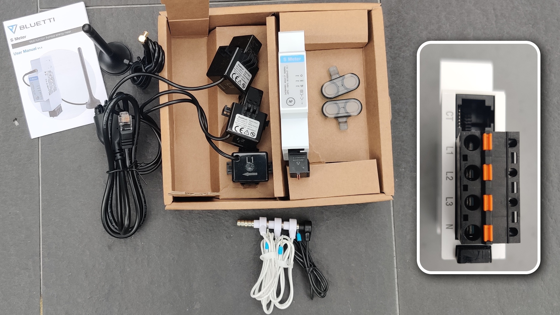 Bluetti S Meter - contenu de la boite