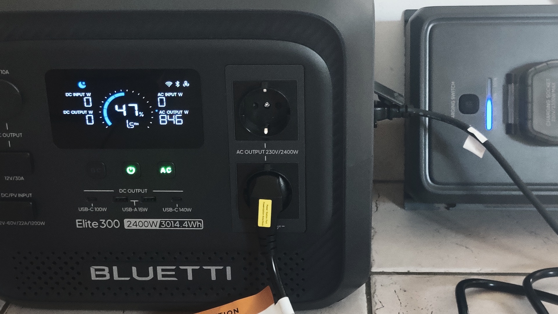 Test Bluetti Balco Transfer Hub - Injection de courant