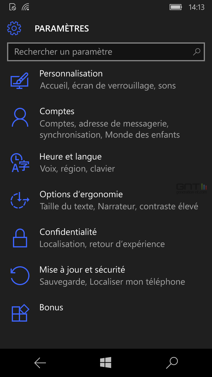 Egaliseur Windows 10 Mobile (2)