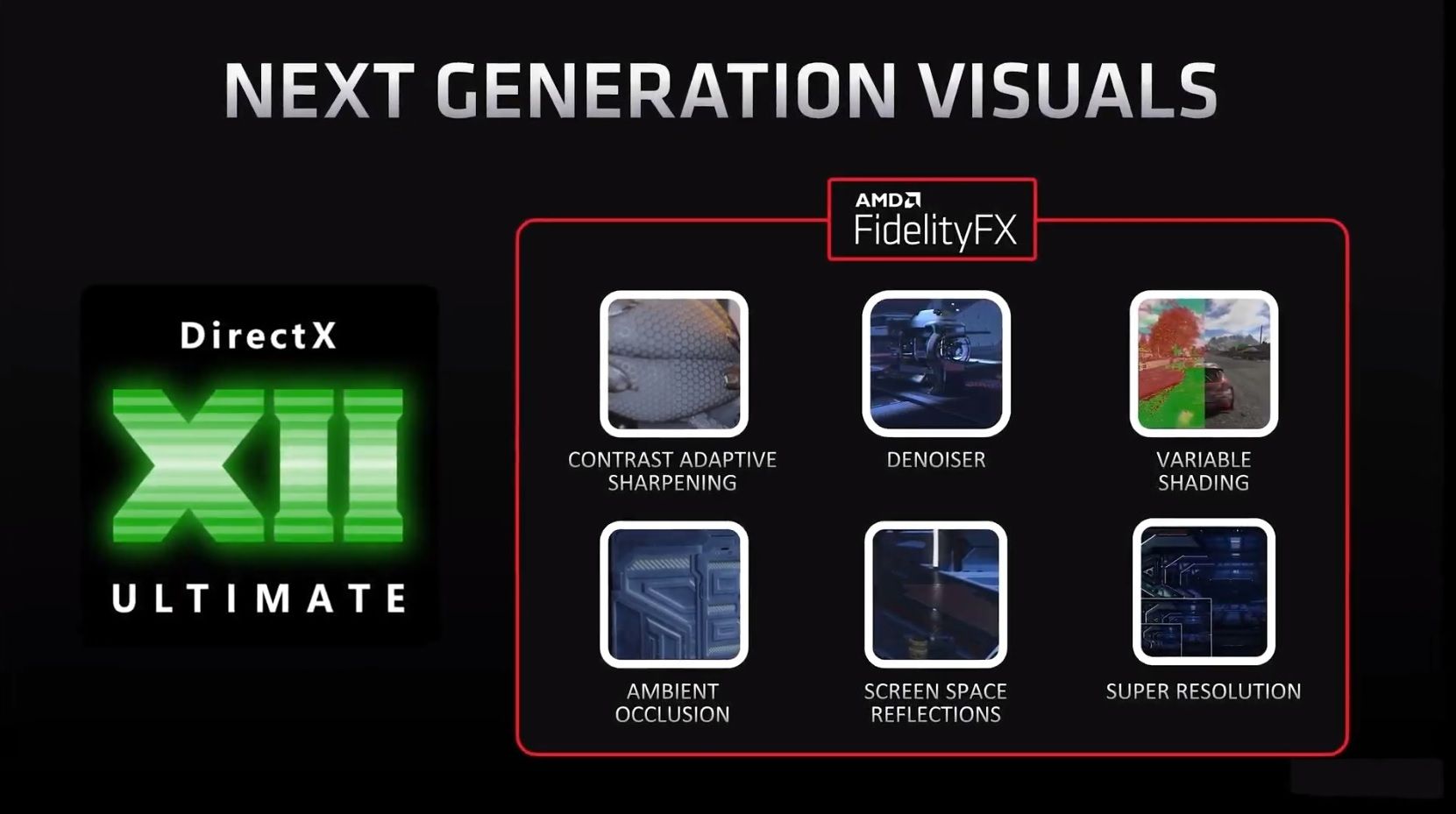 AMD Radeon RX 6000 DirectX 12 Ultimate