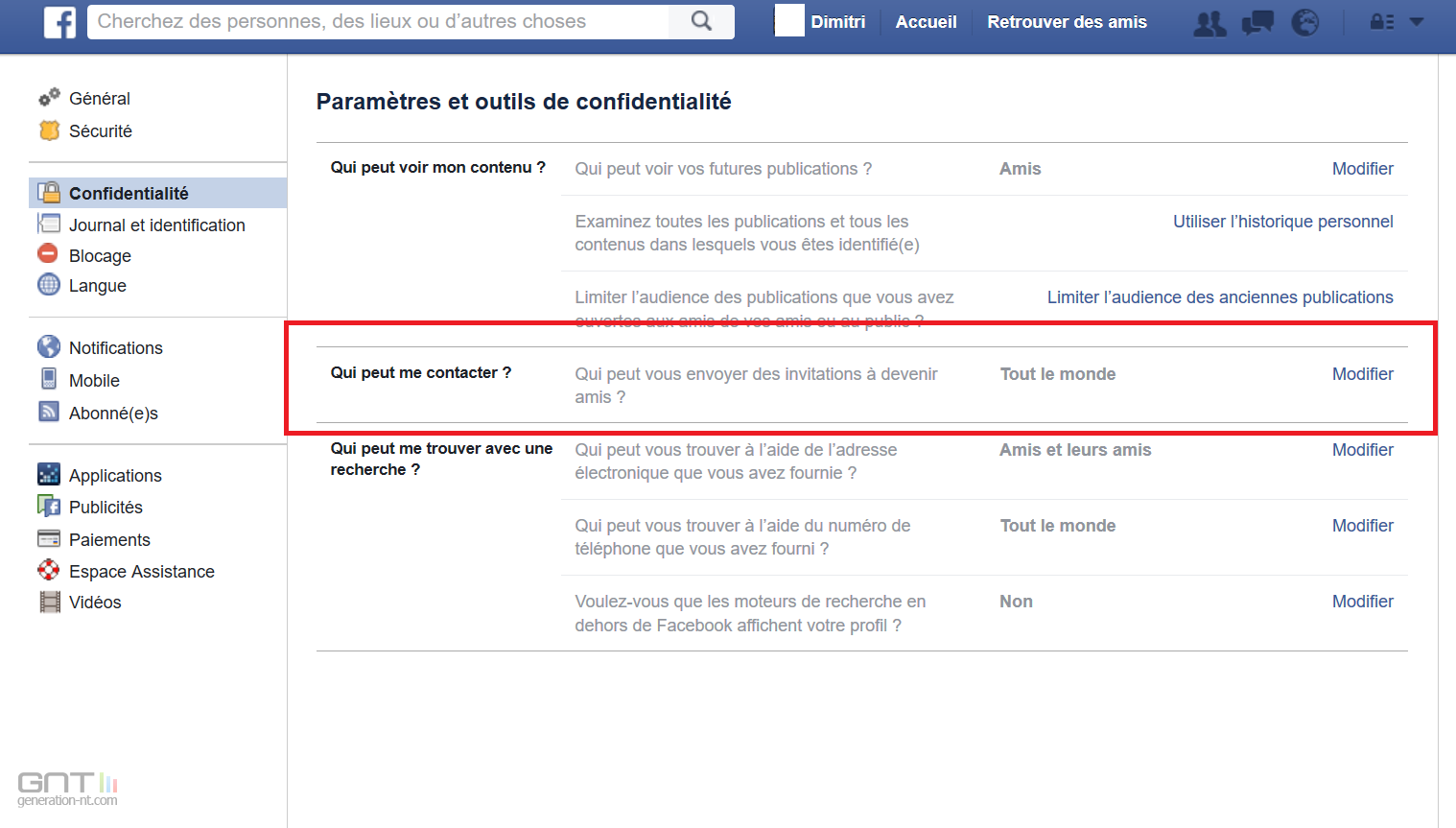 Facebook blocage invitations (2)