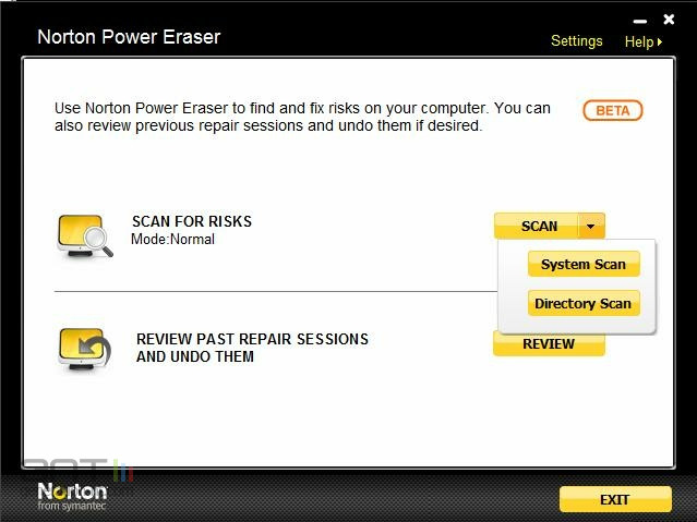 Norton Power Eraser 1