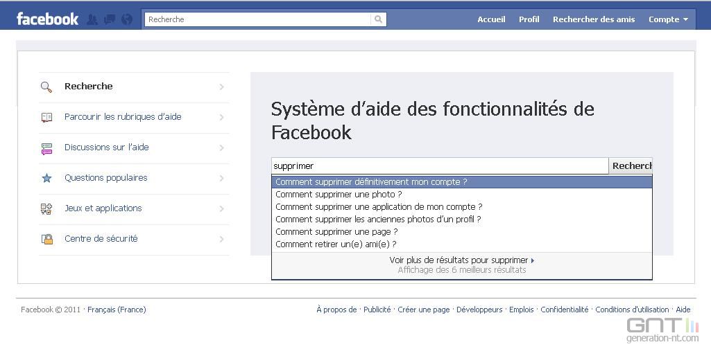 Supprimer Définitivement Son Compte Facebook 