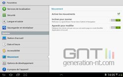 Actions mouvement Android Samsung (1)