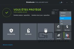 Bitdefender Total Security 2015 profils
