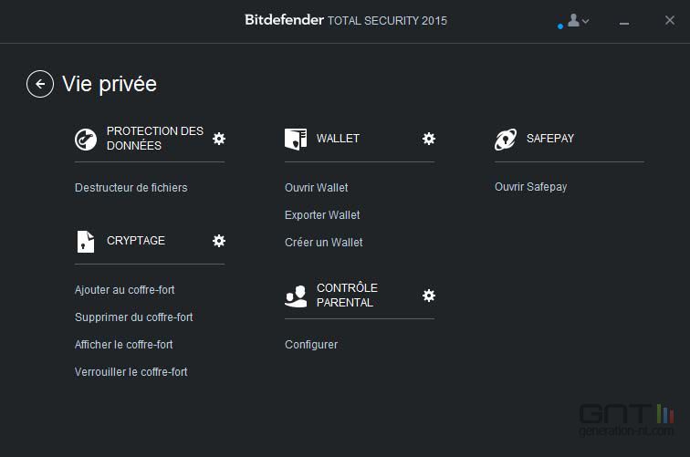 Bitdefender Total Security 2015 vie privÃ©e