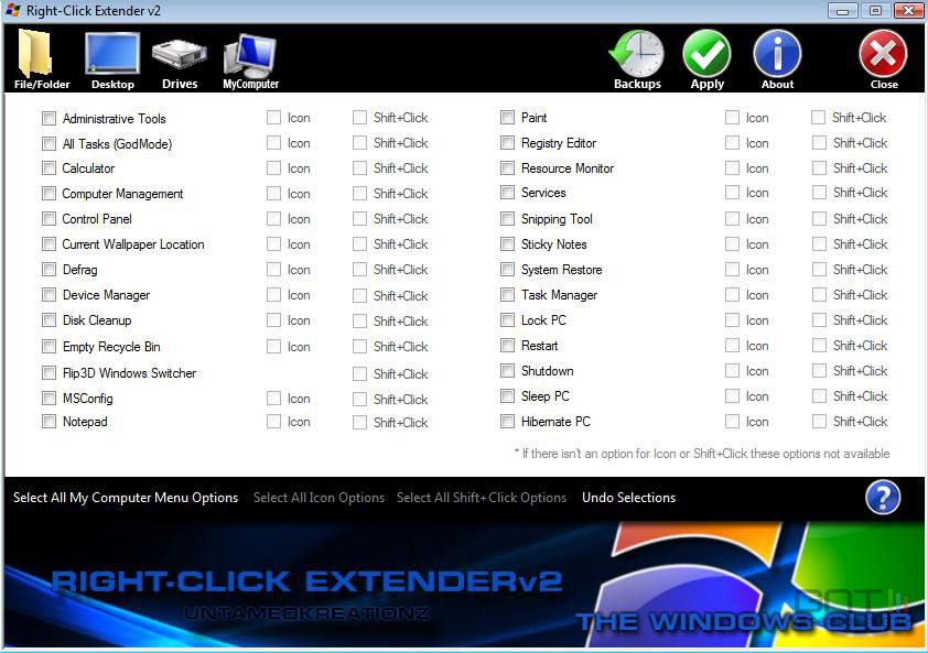Right-Click Extender mycomputer
