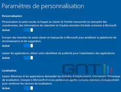 personnalisation Windows 10