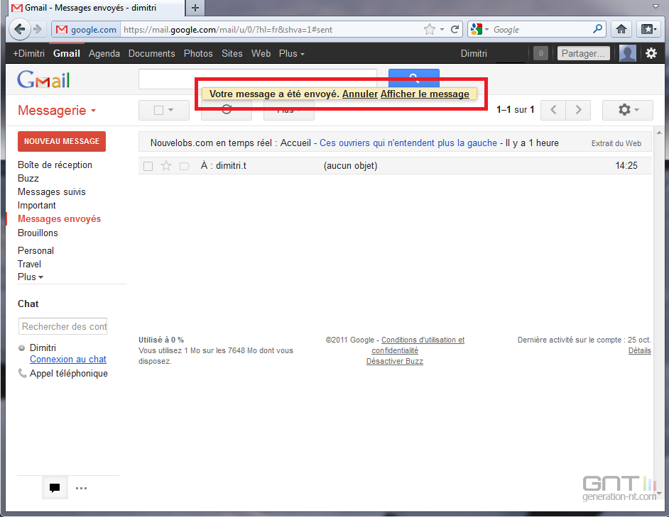 Gmail annuler envoi 1
