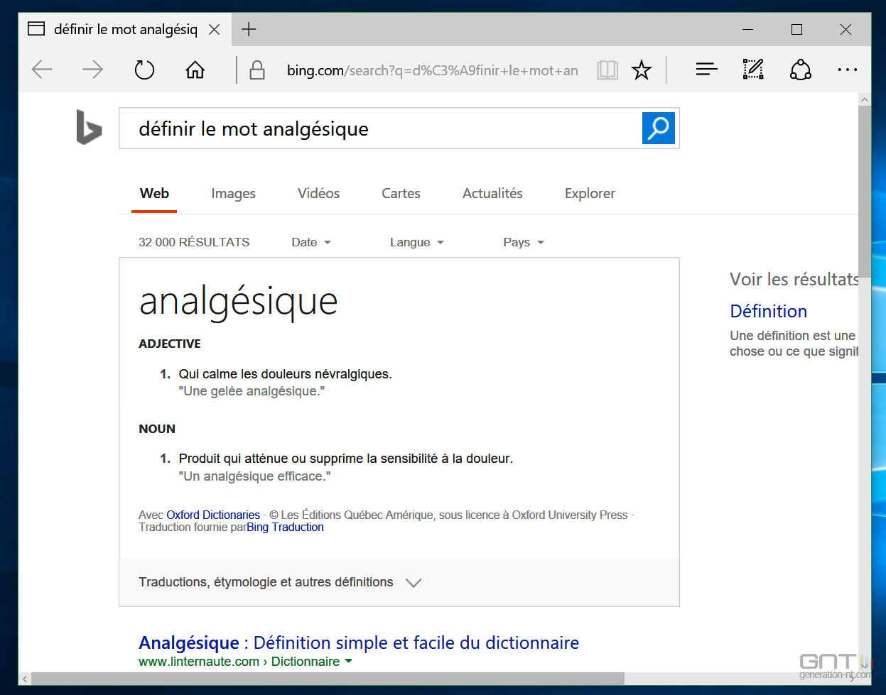 Dictionnaire Cortana (3)