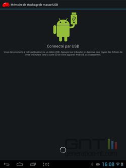 Android connexion PC USB 3.