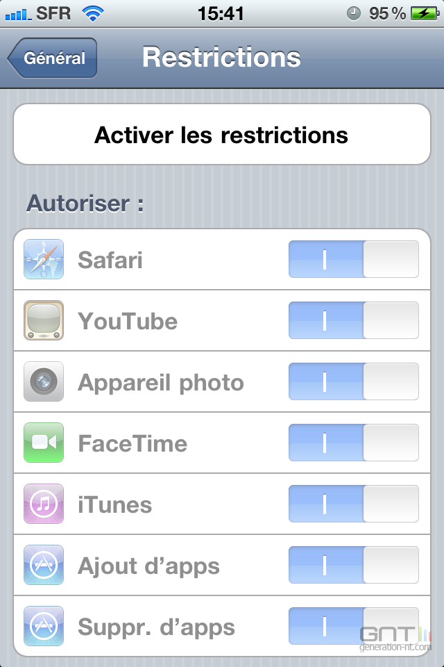 Ajout Suppression Applications iOS Ajout Suppression Applications iOS 003