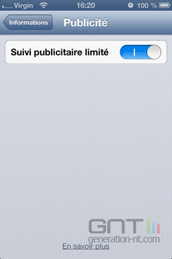 Suivi publicitaire iOS 4
