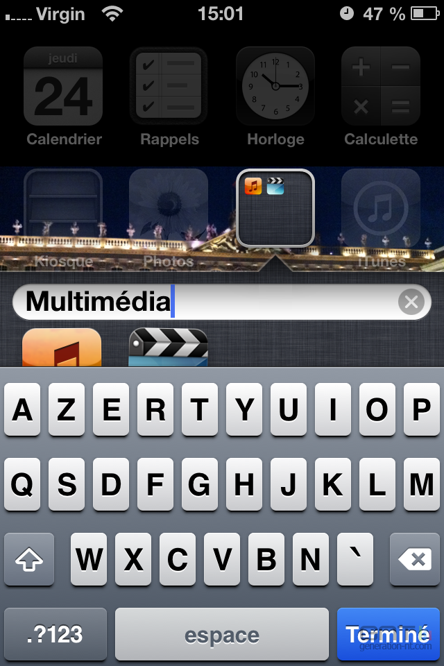 Dossiers iOS iPhone iPad 4