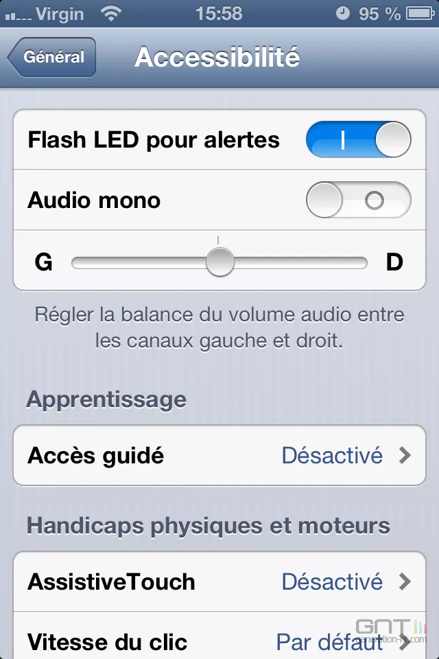 Alerte flash iPhone 4