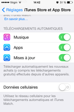 Mise jour automatique iOS (2)