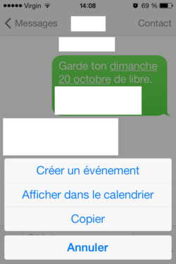 Raccourcis messagerie iOS (2)
