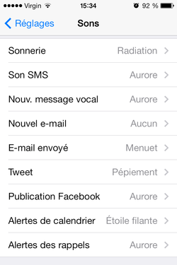 Vibrations personnalisées iOS 7 (2)
