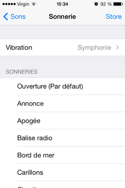 Vibrations personnalisées iOS 7 (3)