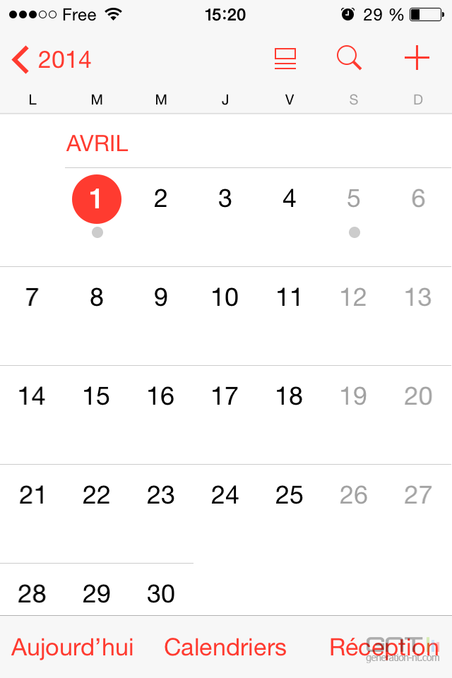 Vues calendrier iOS (1)
