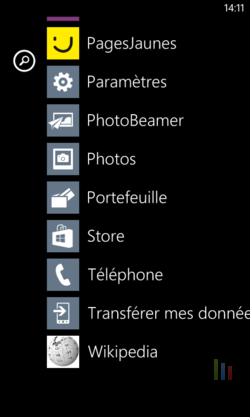 Tapoter sortir veille Windows Phone (1)