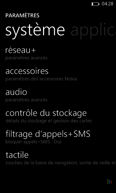Filtrage numÃ©ros Windows Phone (6)