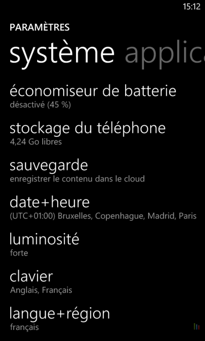 AmÃ©liorer autonomie Windows Phone (1)