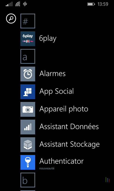 Windows Phone recherche application (1)