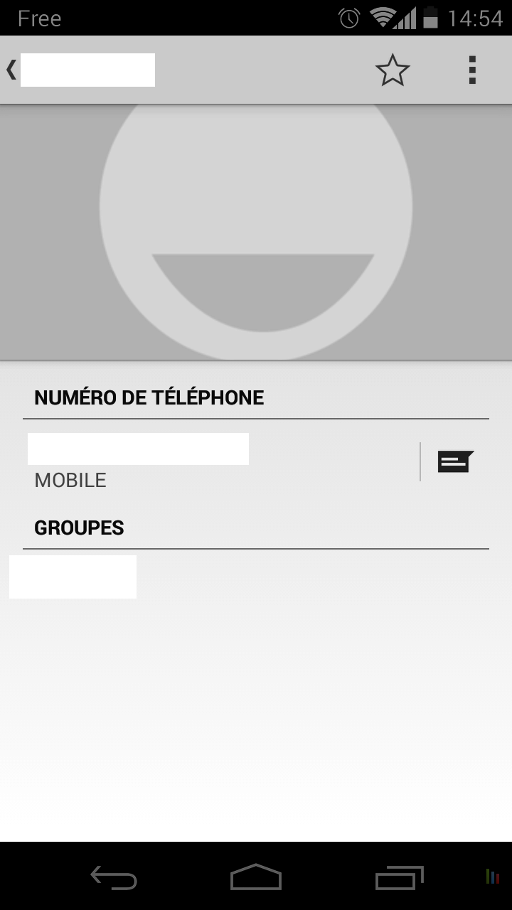 Contacts favoris Android (3)