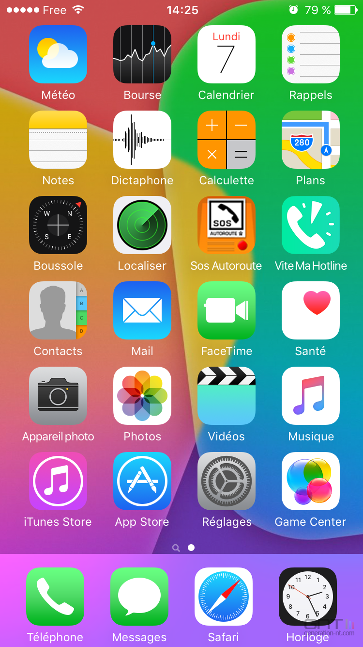 Cacher applications iOS (2)