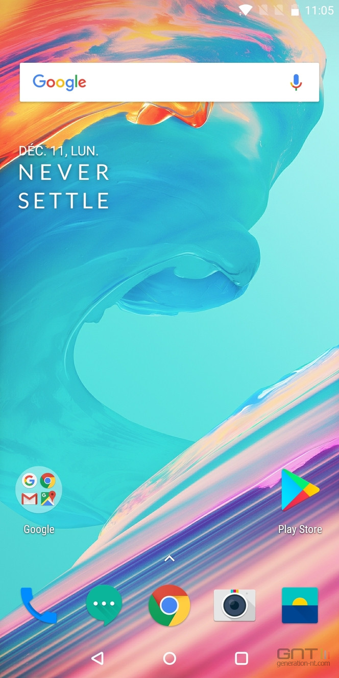 OnePlus 5T accueil