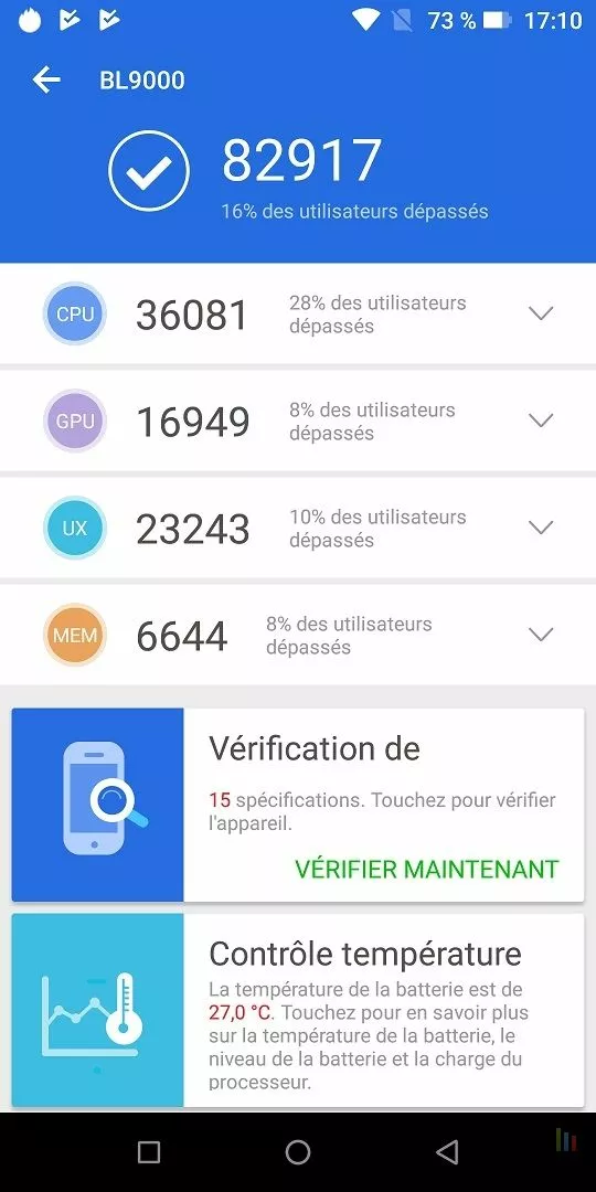 Doogee BL9000 AnTuTu