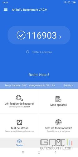 Xiaomi Redmi Note 5 AnTutu