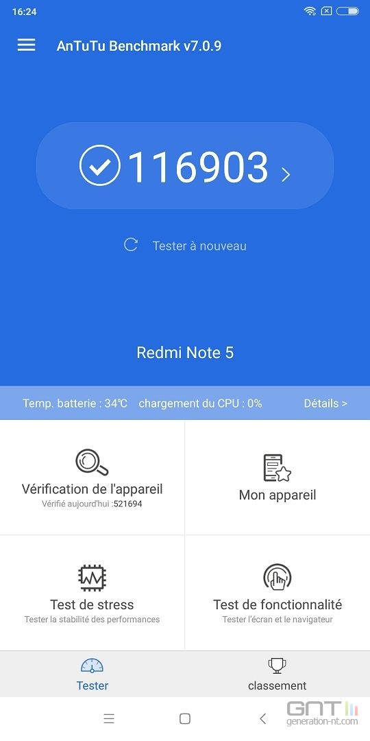 Xiaomi Redmi Note 5 AnTutu