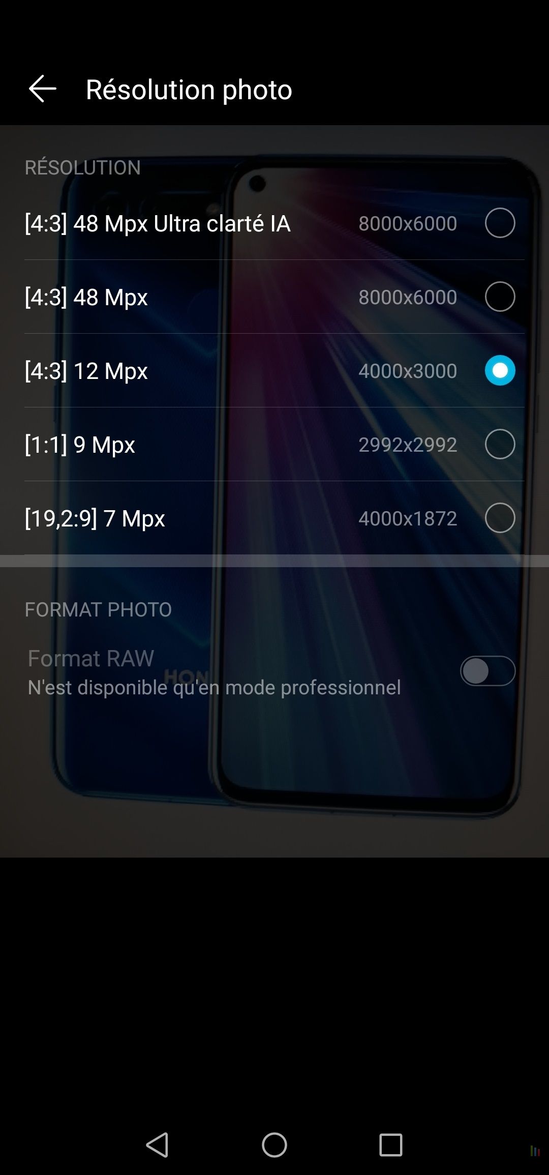 Honor View 20 photo interface 03