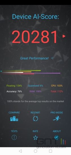 Huawei P30 Pro AI Benchmark normal