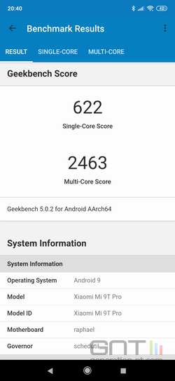 Xiaomi Mi 9T Pro Geekbench