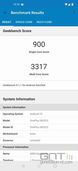 OnePlus 8 Pro Geekbench 5