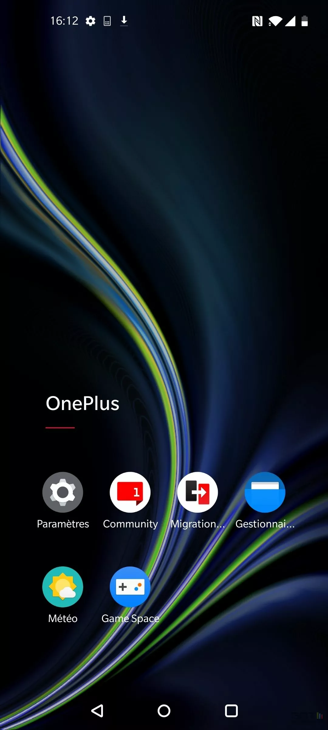 OnePlus 8 interface applications