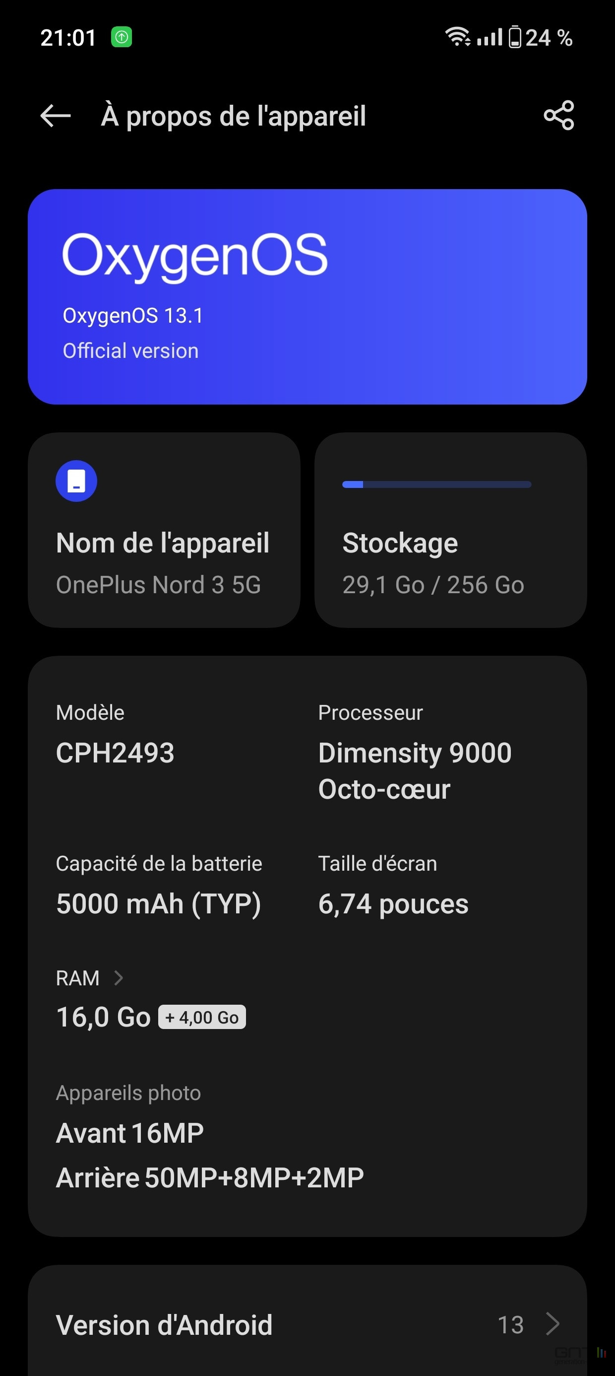 OnePlus Nord 3 specs