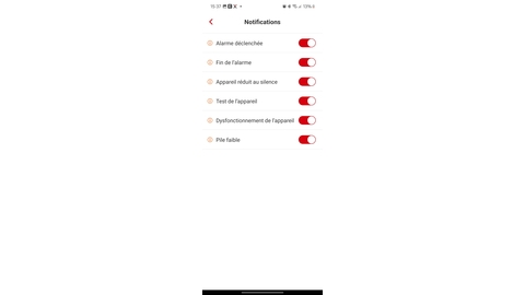 X Sense Home Security Benachrichtigungen