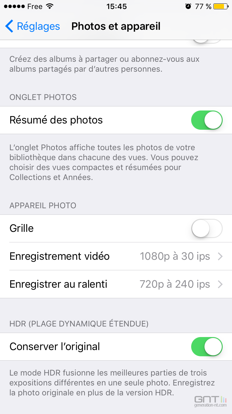 Améliorer la fluidité des vidéos capturées avec l’iPhone trucs