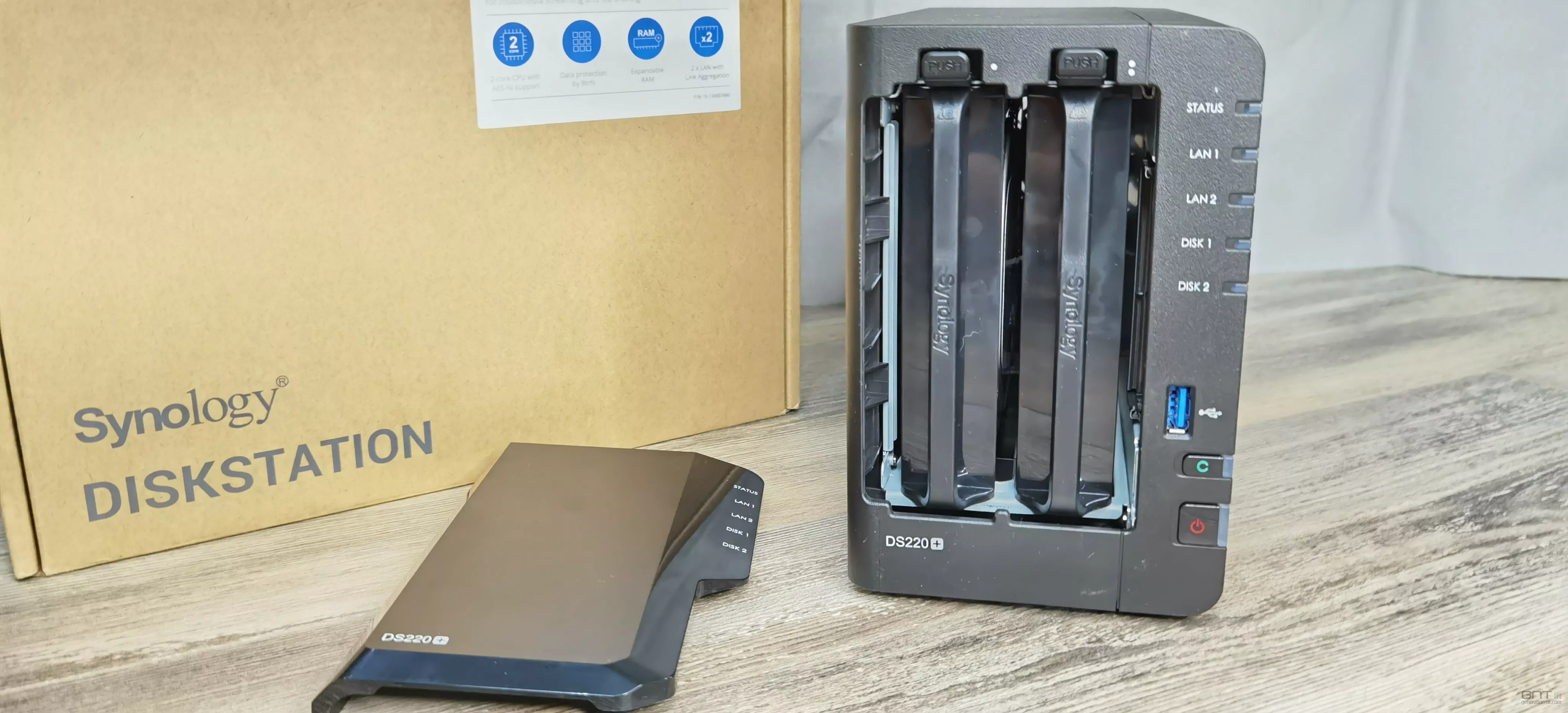 TEST du SYNOLOGY DS220+ : Le meilleur compromis prix / puissance