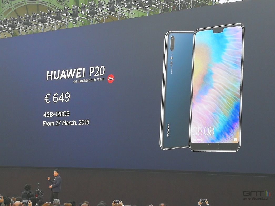 Huawei P20 prix