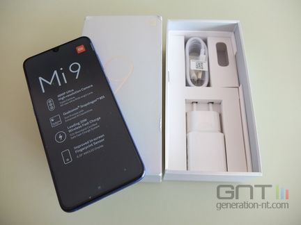 Xiaomi Mi 9 deballage
