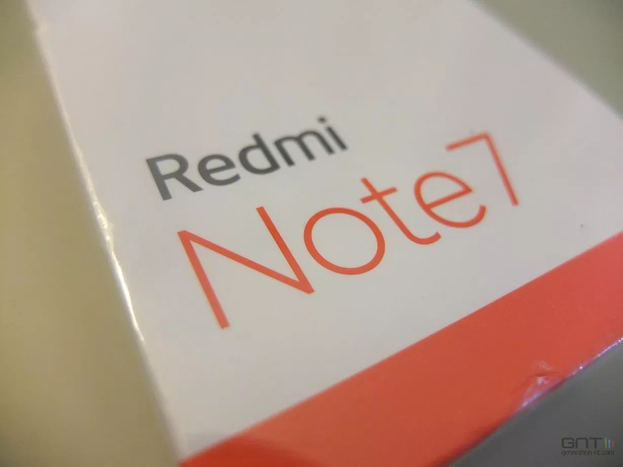 Redmi Note 7 boite 01
